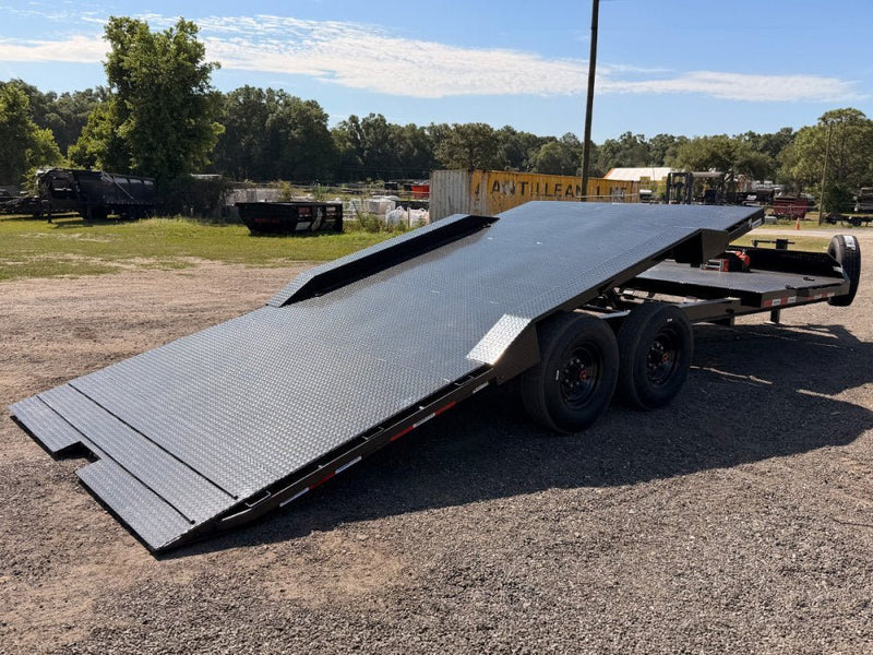 24' Tilt Trailer Drive Over Fenders, Steel Floor, 8K Axles 003822 - Stryker Dealership Group