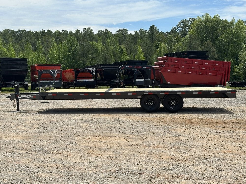 24' FA Bumper Pull Deckover Trailer, 7K Axles, Slide In Ramps - BP Deckover/Deckover Trailers - Stryker Dealership Group