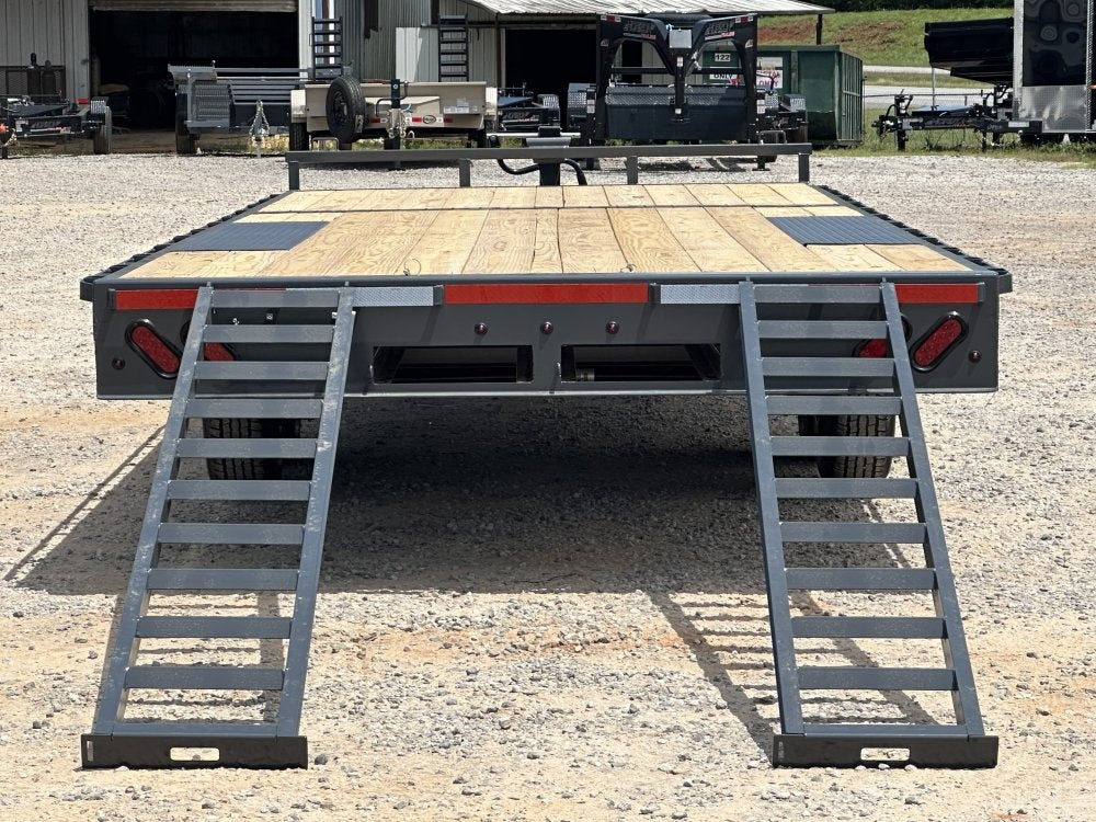 24' FA Bumper Pull Deckover Trailer, 7K Axles, Slide In Ramps - BP Deckover/Deckover Trailers - Stryker Dealership Group