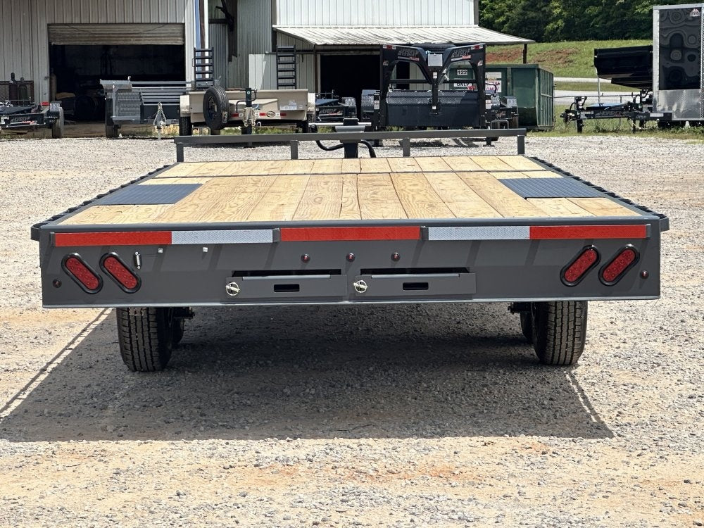 24' FA Bumper Pull Deckover Trailer, 7K Axles, Slide In Ramps - BP Deckover/Deckover Trailers - Stryker Dealership Group