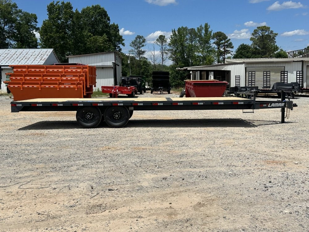 24' FA Bumper Pull Deckover Trailer, 7K Axles, Slide In Ramps - BP Deckover/Deckover Trailers - Stryker Dealership Group