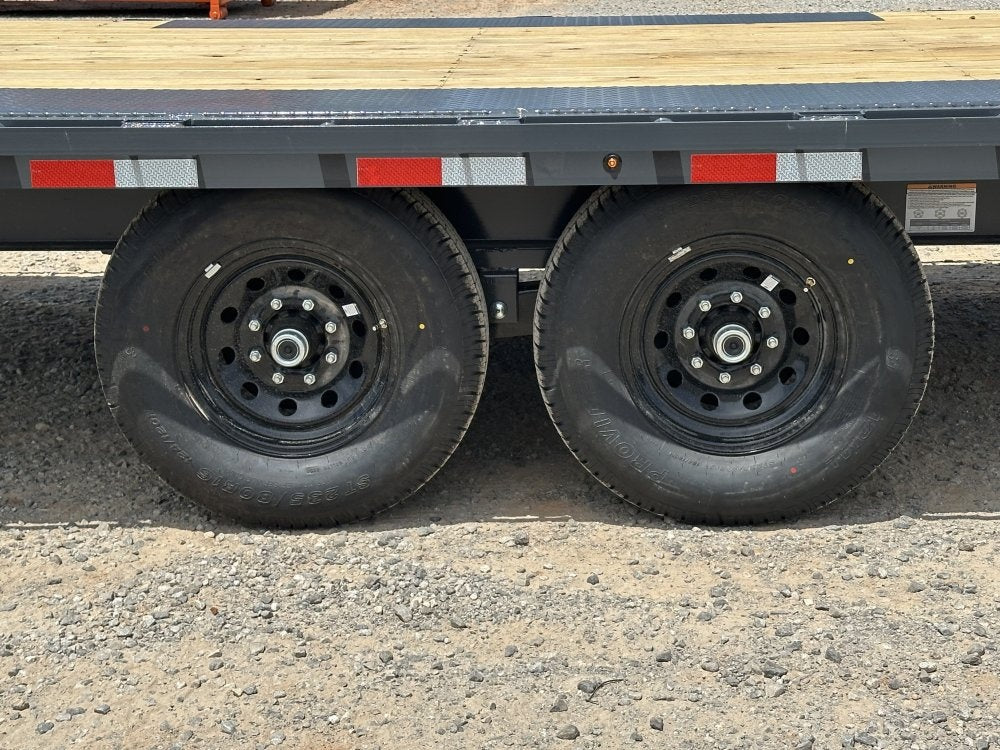 24' FA Bumper Pull Deckover Trailer, 7K Axles, Slide In Ramps - BP Deckover/Deckover Trailers - Stryker Dealership Group