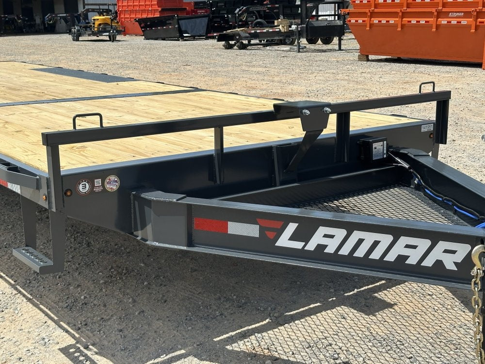 24' FA Bumper Pull Deckover Trailer, 7K Axles, Slide In Ramps - BP Deckover/Deckover Trailers - Stryker Dealership Group