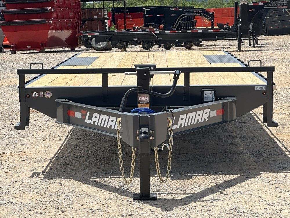 24' FA Bumper Pull Deckover Trailer, 7K Axles, Slide In Ramps - BP Deckover/Deckover Trailers - Stryker Dealership Group