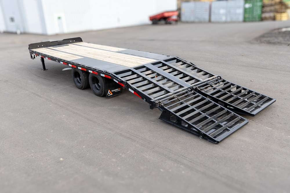 24' FDX Equipment Trailer (2) 12k Ele/Hyd Axles (8) 14ply Tires 113351 - Equipment Trailers - Stryker Dealership Group