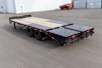 24' FDX Equipment Trailer (2) 12k Ele/Hyd Axles (8) 14ply Tires 113351 - Equipment Trailers - Stryker Dealership Group