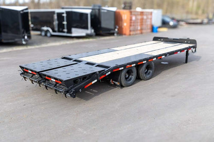 24' FDX Equipment Trailer (2) 12k Ele/Hyd Axles (8) 14ply Tires 113351 - Equipment Trailers - Stryker Dealership Group