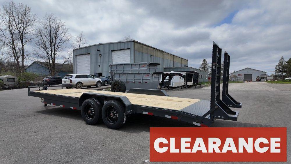 24' H8 Bumper Pull 8K Axles 2' Dovetail - Equipment Trailers - Stryker Dealership Group