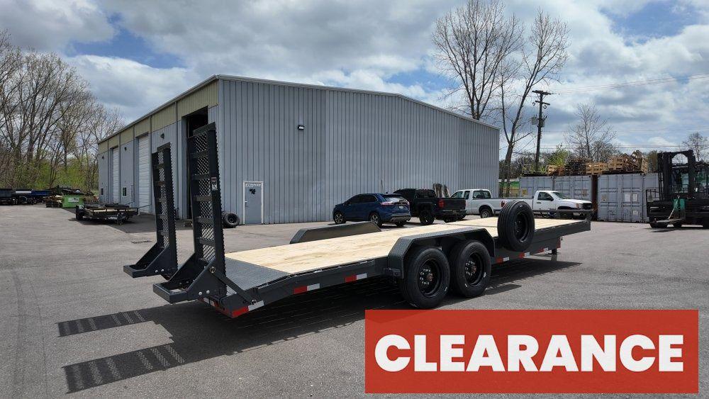 24' H8 Bumper Pull 8K Axles 2' Dovetail - Equipment Trailers - Stryker Dealership Group