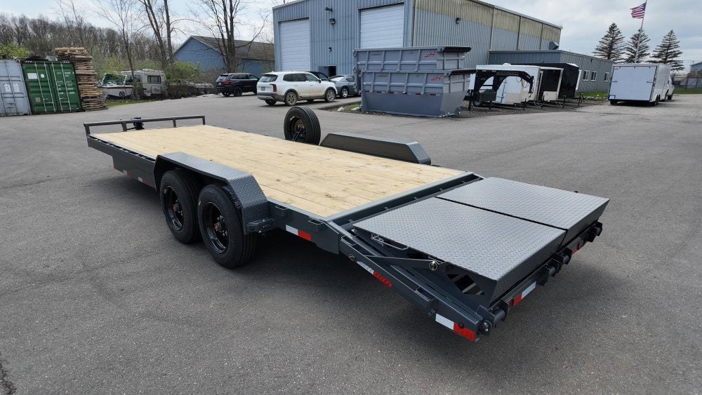 24' H8 Bumper Pull Mega Ramps 8K Axles - Equipment Trailers - Stryker Dealership Group