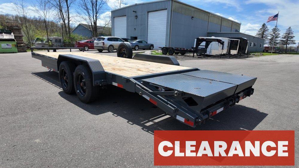 24' H8 Bumper Pull Mega Ramps 8K Axles - Equipment Trailers - Stryker Dealership Group