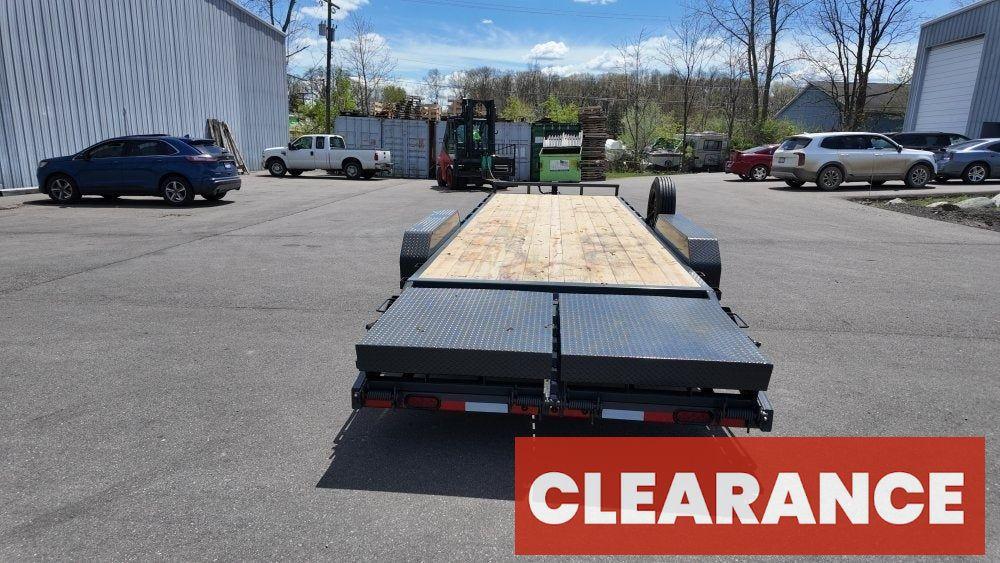 24' H8 Bumper Pull Mega Ramps 8K Axles - Equipment Trailers - Stryker Dealership Group