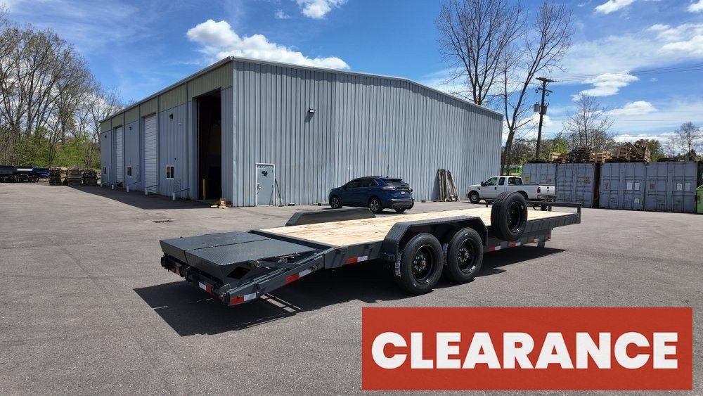 24' H8 Bumper Pull Mega Ramps 8K Axles - Equipment Trailers - Stryker Dealership Group