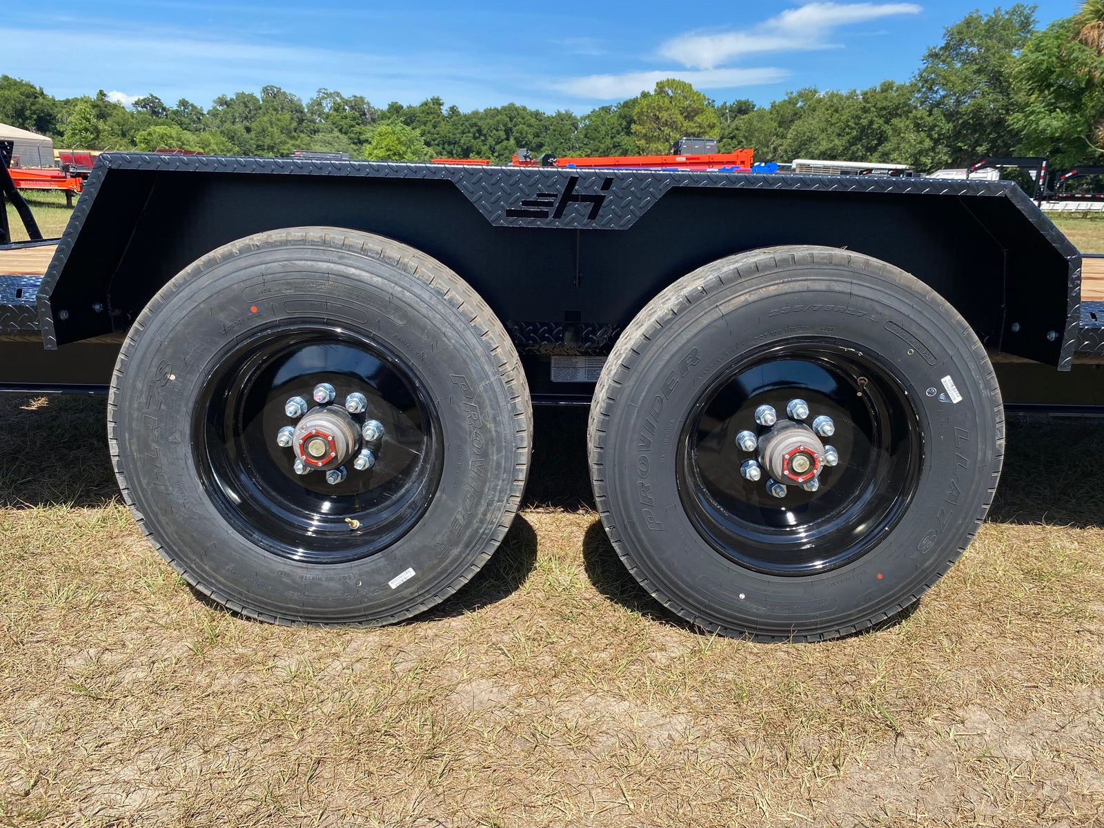 24' HEH BP Equipment 2-10k Axles Stand Up Ramps 003752 - Equipment Trailers - Stryker Dealership Group