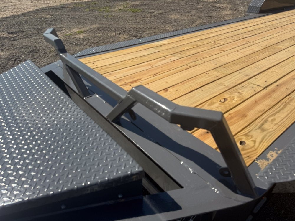 24' HEH Bumper Pull Equipment Trailer (2) 10K Axles, 3' Dove W/Stand Up Ramps - Equipment Trailers - Stryker Dealership Group