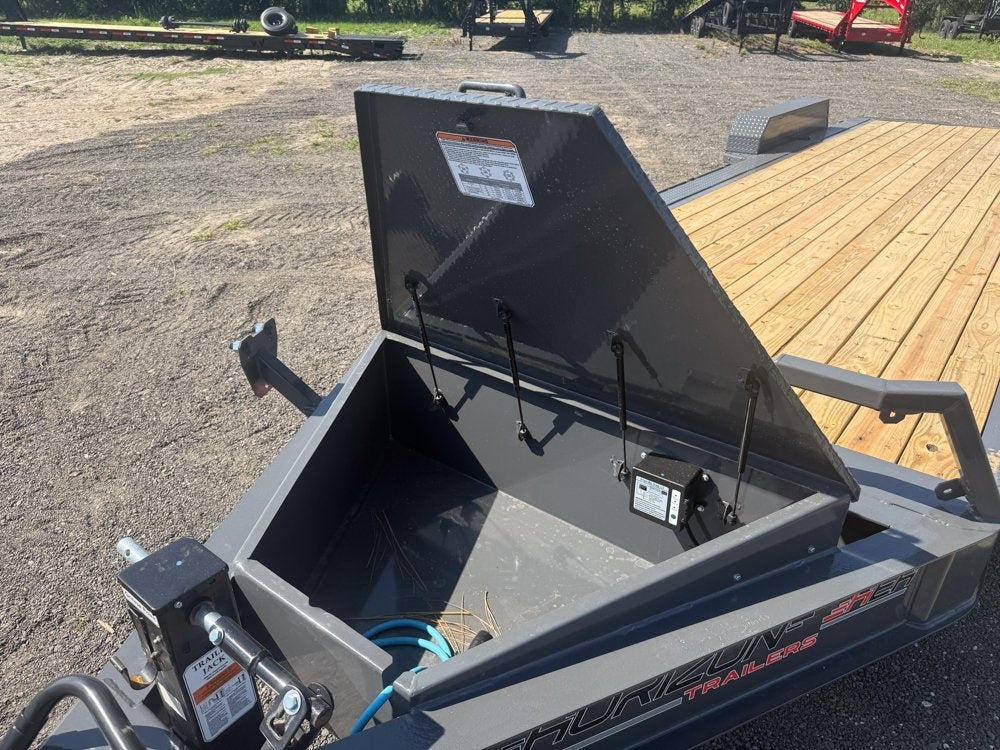 24' HEH Bumper Pull Equipment Trailer (2) 10K Axles, 3' Dove W/Stand Up Ramps - Equipment Trailers - Stryker Dealership Group