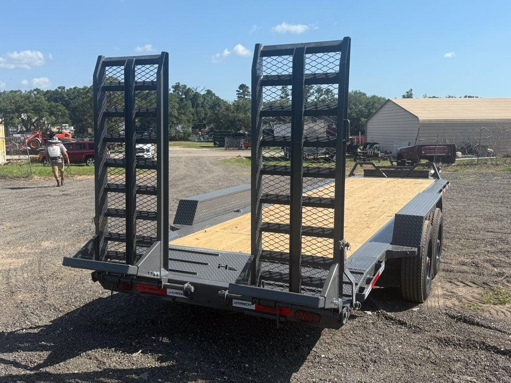24' HEH Bumper Pull Equipment Trailer (2) 10K Axles, 3' Dove W/Stand Up Ramps - Equipment Trailers - Stryker Dealership Group