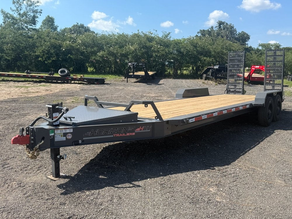 24' HEH Bumper Pull Equipment Trailer (2) 10K Axles, 3' Dove W/Stand Up Ramps - Equipment Trailers - Stryker Dealership Group