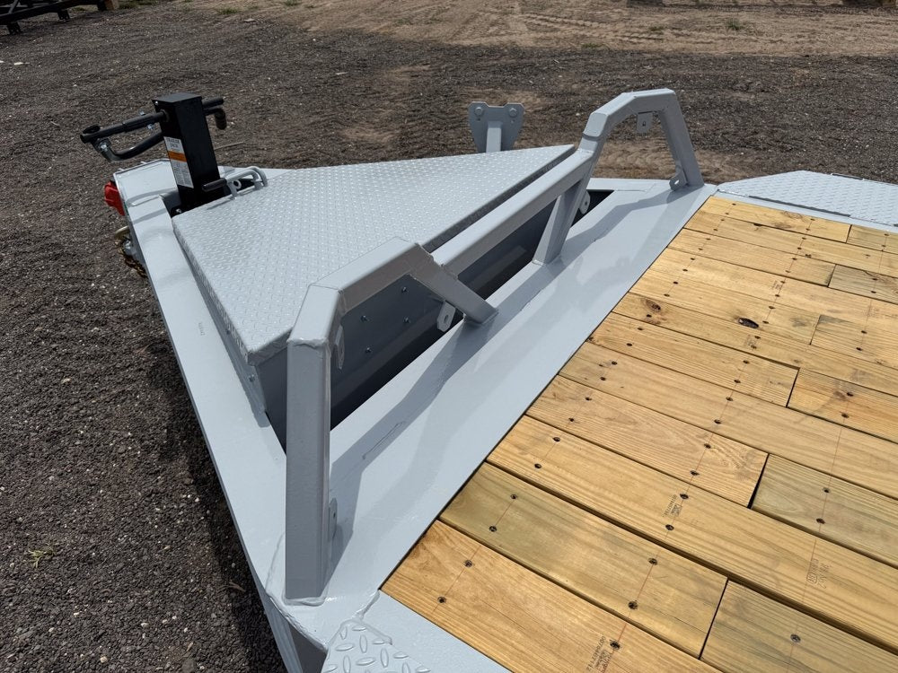 24' HEH Bumper Pull Equipment Trailer (2) 10K Axles, Drive Over Fenders, 3' Dove W/ Mountain Ramps - Equipment Trailers - Stryker Dealership Group