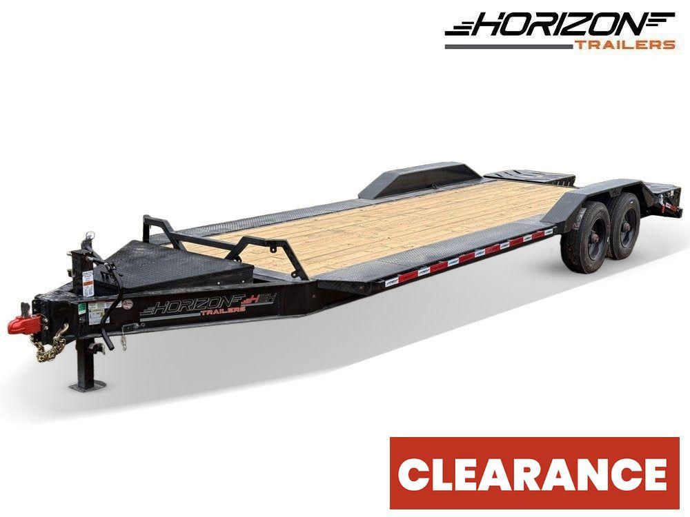 24' HEH Bumper Pull Equipment Trailer (2) 10K Axles, Drive Over Fenders, 3' Dove W/ Mountain Ramps - Low Profile Equipment Trailers - Equipment Trailers - Stryker Dealership Group