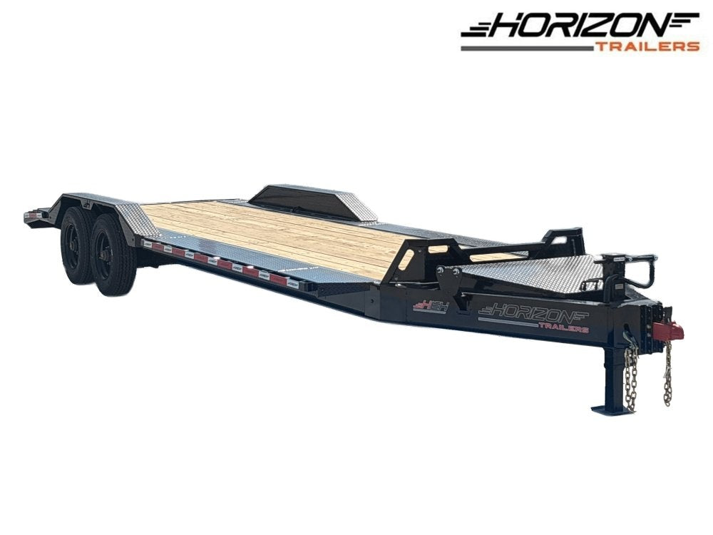 24' HEH Bumper Pull Equipment Trailer (2) 10K Axles, Drive Over Fenders, Slide In Ramps - Drive Over Fenders/Equipment Trailers - Stryker Dealership Group
