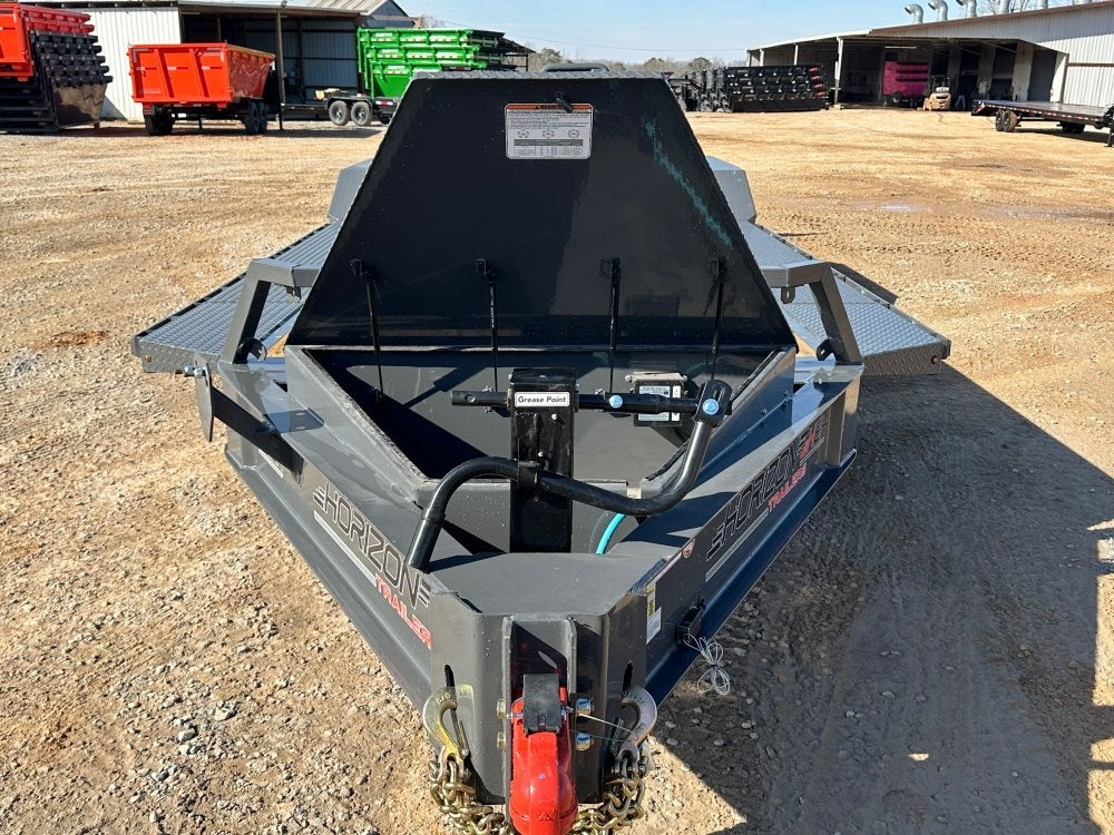 24' HEH Equipment Trailer (2) 10K Axles, Drive Over Fenders, 3' Dove W/ Mountain Ramps - Equipment Trailers/Drive Over Fenders - Stryker Dealership Group