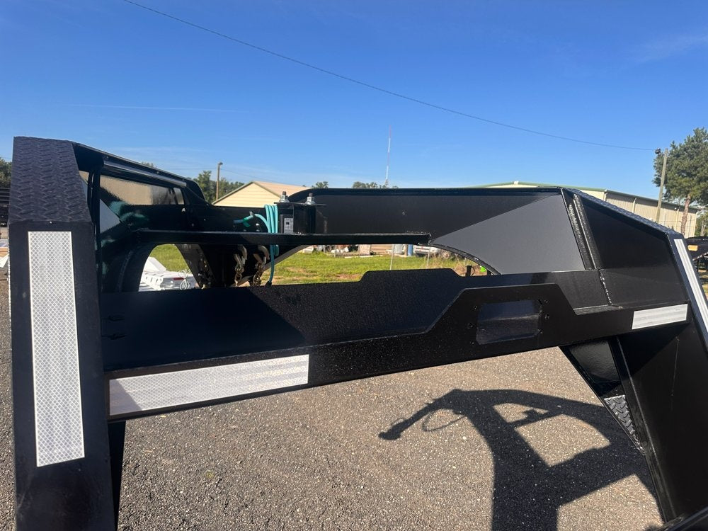 24' HEH Gooseneck Equipment Trailer (2) 10K Axles, Drive Over Fenders, 3' Dove W/ Mountain Ramps - Drive Over Fenders/Equipment Trailers - Stryker Dealership Group