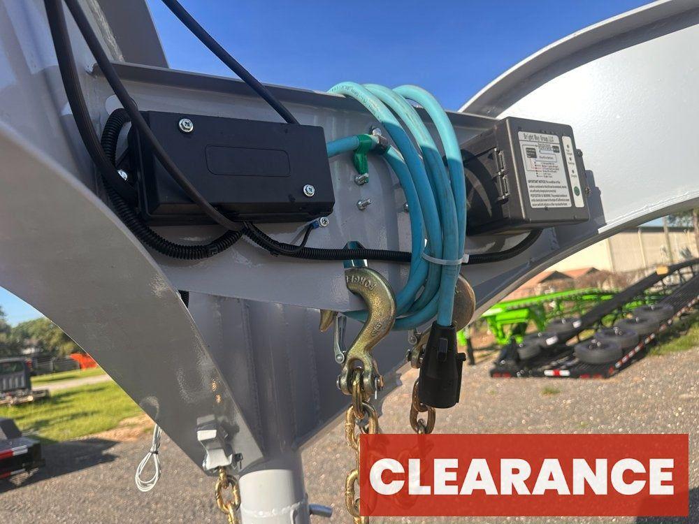 24' HEH Gooseneck Equipment Trailer (2) 10K Axles, Drive Over Fenders, 3' Dove W/ Mountain Ramps - Equipment Trailers - Stryker Dealership Group