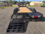 24' HEH Gooseneck Equipment Trailer (2) 10K Axles, Drive Over Fenders, 3' Dove W/ Mountain Ramps - Drive Over Fenders - Equipment Trailers - Stryker Dealership Group