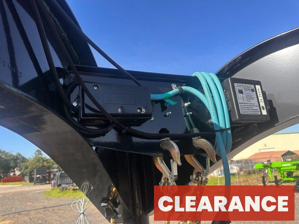 24' HEH Gooseneck Equipment Trailer (2) 10K Axles, Drive Over Fenders, 3' Dove W/ Mountain Ramps - Equipment Trailers - Stryker Dealership Group