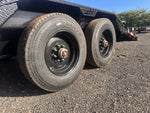 24' HEH Gooseneck Equipment Trailer (2) 10K Axles, Drive Over Fenders, 3' Dove W/ Mountain Ramps - Drive Over Fenders - Equipment Trailers - Stryker Dealership Group