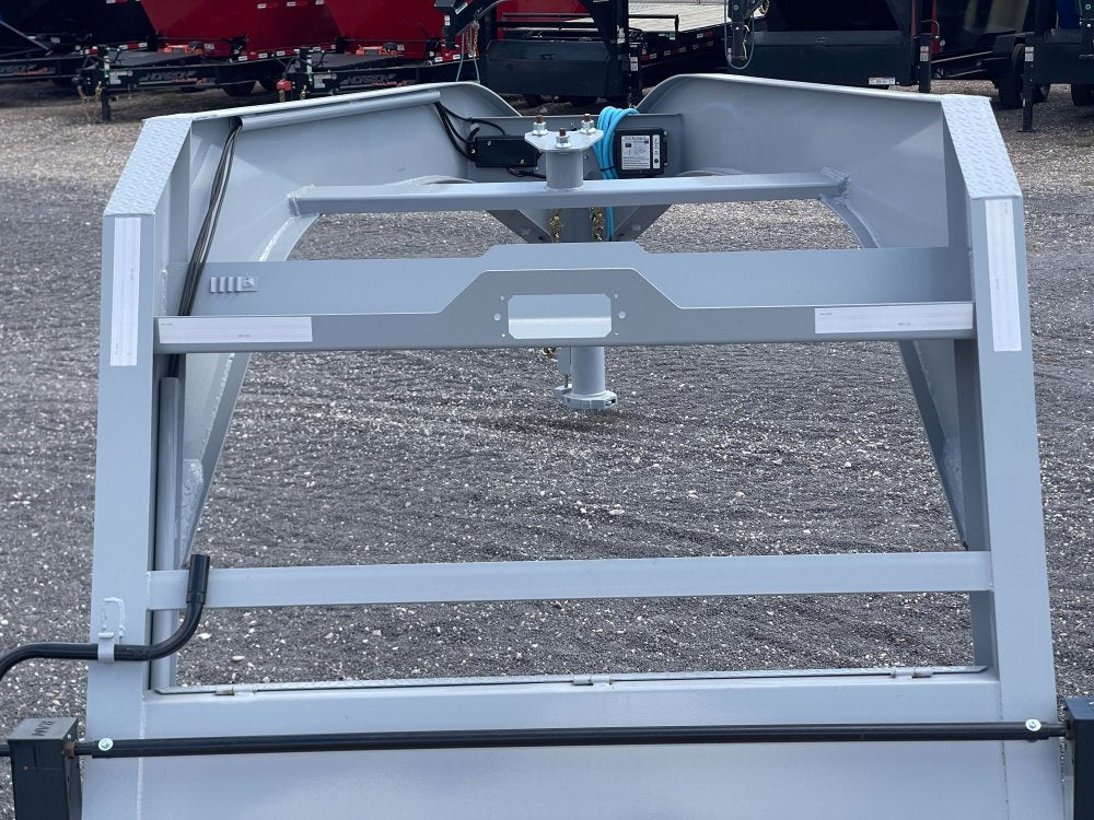 24' HEH Gooseneck Equipment Trailer (2) 10K Axles, Drive Over Fenders, 3' Dove W/ Mountain Ramps - Drive Over Fenders/Equipment Trailers - Stryker Dealership Group