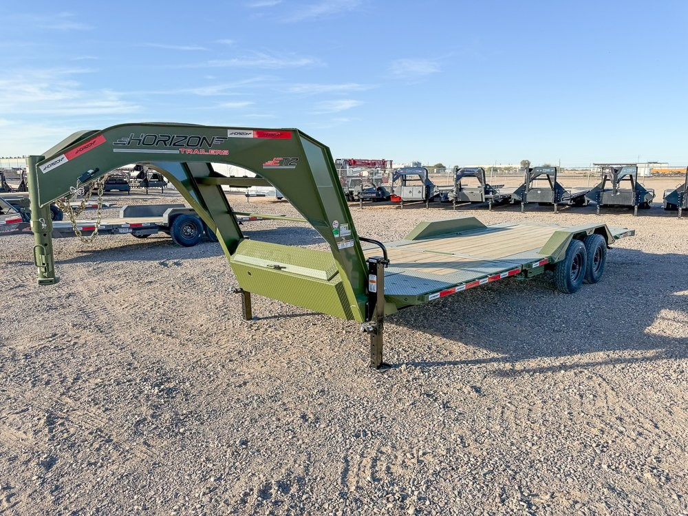 24' Horizon ETZ Bumper Pull Equipment Tilt Trailer - (2) 8k Axles - Equipment Trailers/Equipment Tilt - Stryker Dealership Group