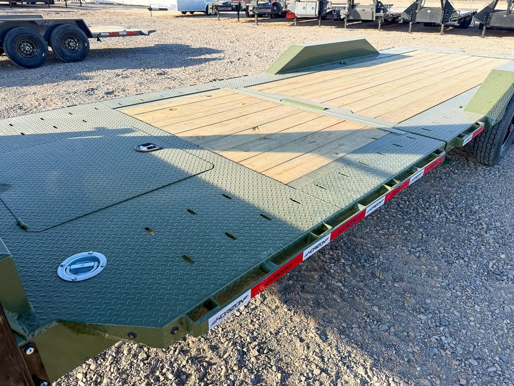 24' Horizon ETZ Gooseneck Equipment Tilt Trailer - (2) 8k Axles - Equipment Tilt - Stryker Dealership Group