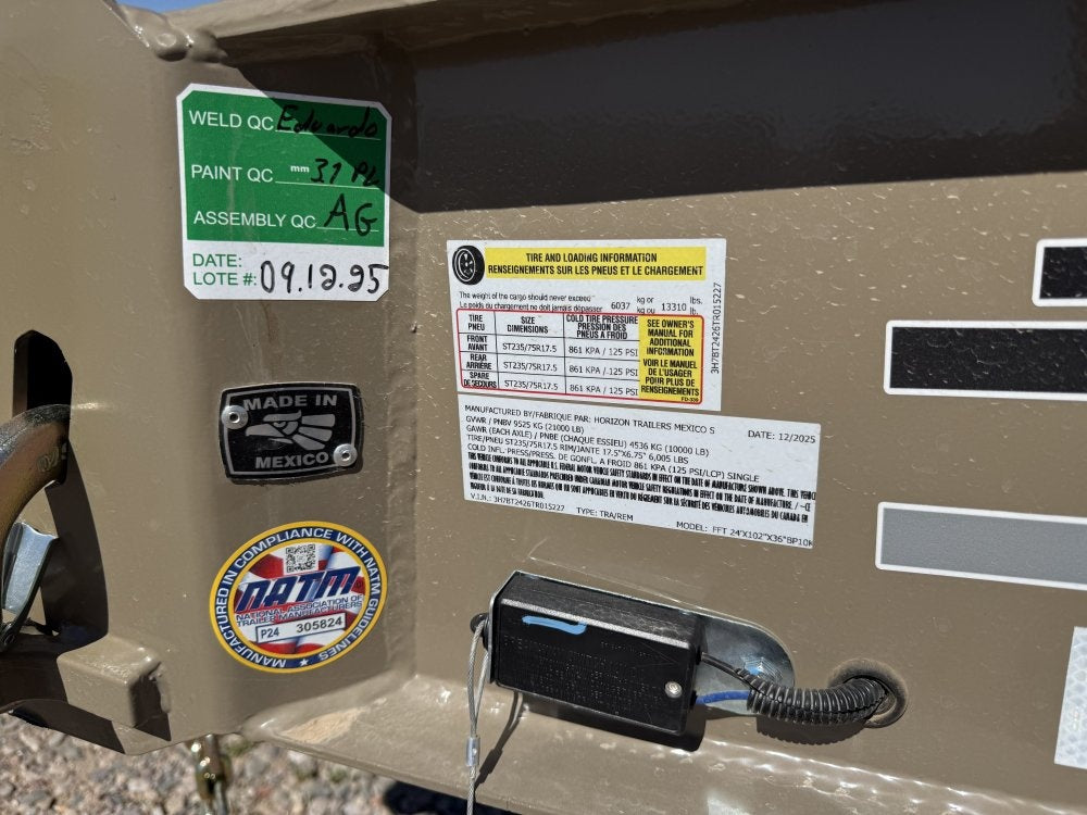 24' Horizon FFT Bumper Pull Full Deckover TIlt Trailer - (2) 10K Axles - Deckover Tilt - Deckover Trailers - Stryker Dealership Group