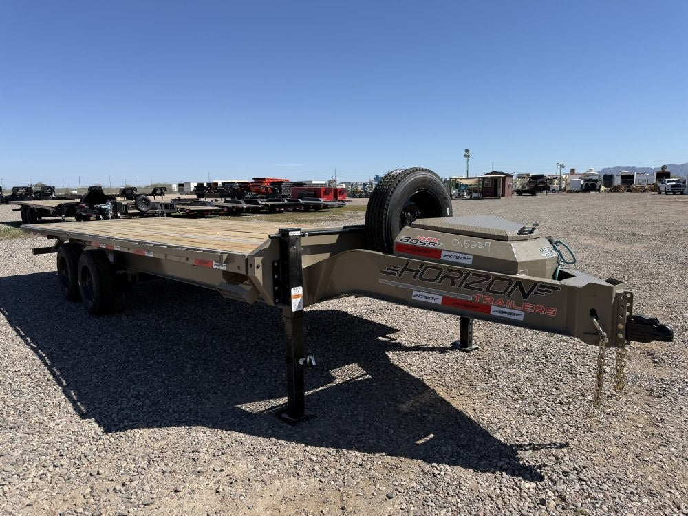 24' Horizon FFT Bumper Pull Full Deckover TIlt Trailer - (2) 10K Axles - Deckover Tilt - Deckover Trailers - Stryker Dealership Group