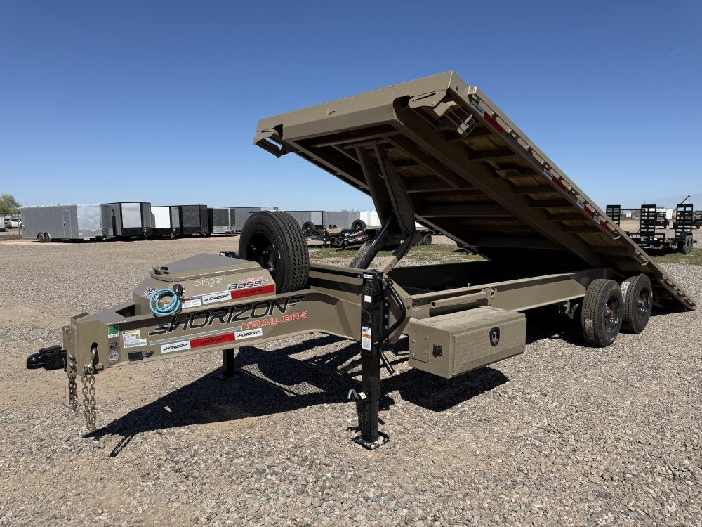 24' Horizon FFT Bumper Pull Full Deckover TIlt Trailer - (2) 10K Axles - Deckover Tilt - Deckover Trailers - Stryker Dealership Group