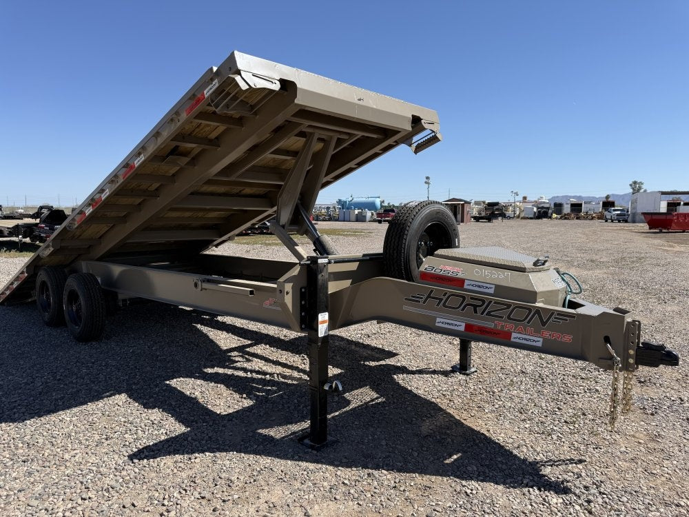 24' Horizon FFT Bumper Pull Full Deckover TIlt Trailer - (2) 10K Axles - Deckover Tilt - Deckover Trailers - Stryker Dealership Group
