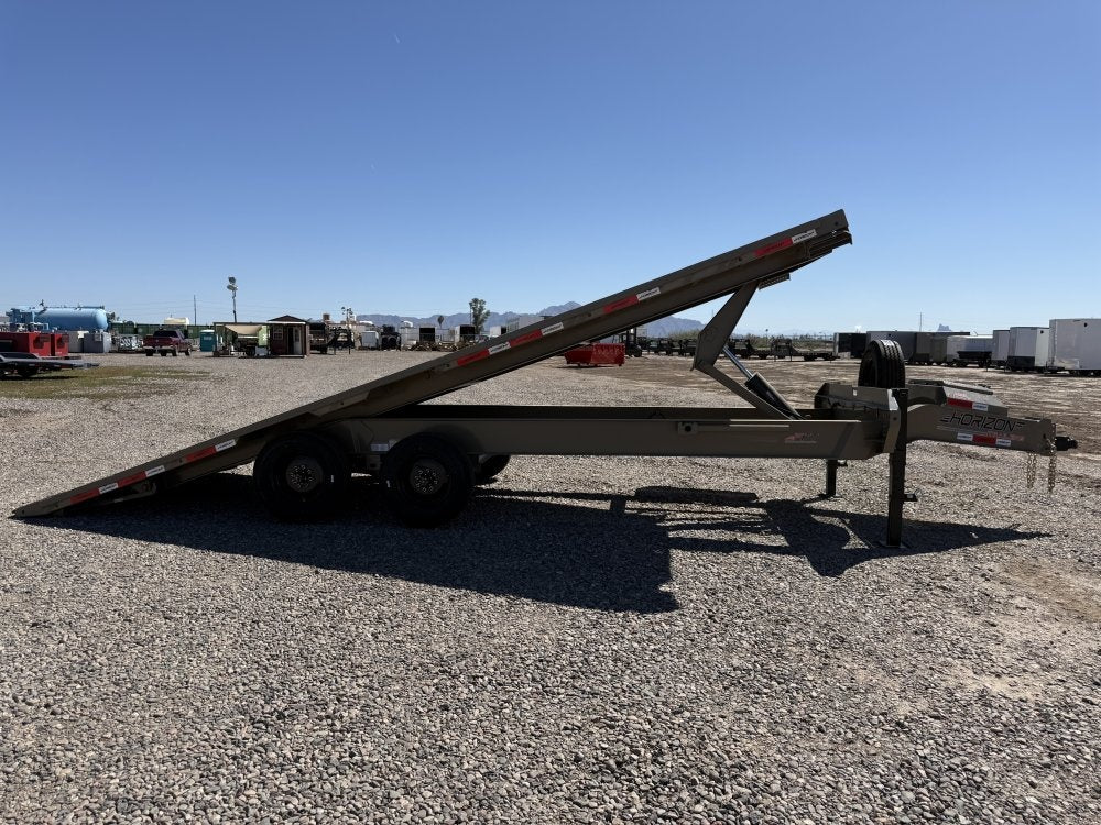 24' Horizon FFT Bumper Pull Full Deckover TIlt Trailer - (2) 10K Axles - Deckover Tilt - Deckover Trailers - Stryker Dealership Group