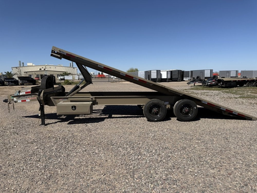 24' Horizon FFT Bumper Pull Full Deckover TIlt Trailer - (2) 10K Axles - Deckover Tilt - Deckover Trailers - Stryker Dealership Group