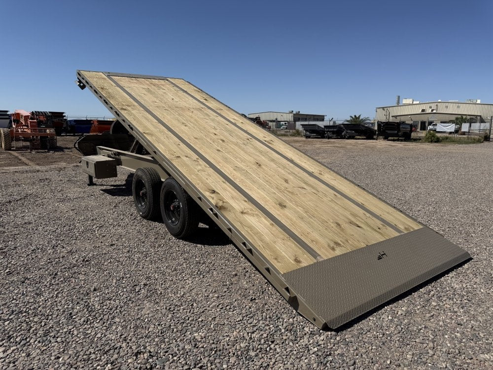 24' Horizon FFT Bumper Pull Full Deckover TIlt Trailer - (2) 10K Axles - Deckover Tilt - Deckover Trailers - Stryker Dealership Group