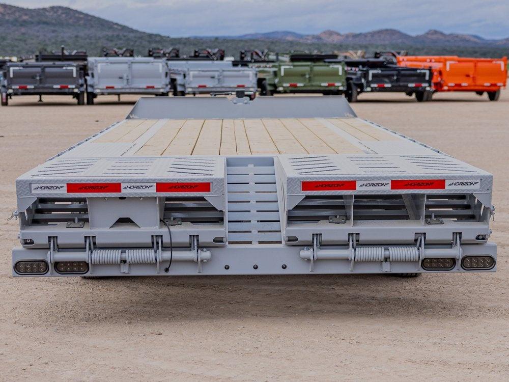 24' Horizon FTZ Bumper Pull Deckover Trailer Mega Ramps - (2) 7K Axles - Bumper Pull Deckover/DO 7K MR - Stryker Dealership Group