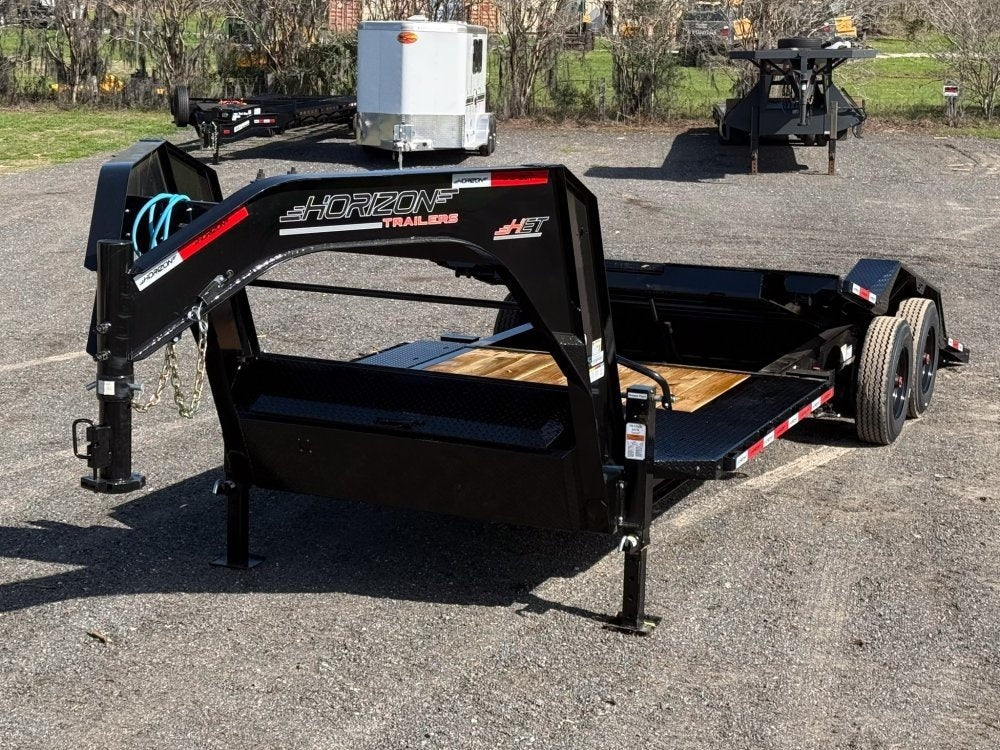 24' Horizon HET Gooseneck Tilt Equipment Trailer 102" Wide (2) 10K Axles - Equipment Tilt - Equipment Trailers - Stryker Dealership Group