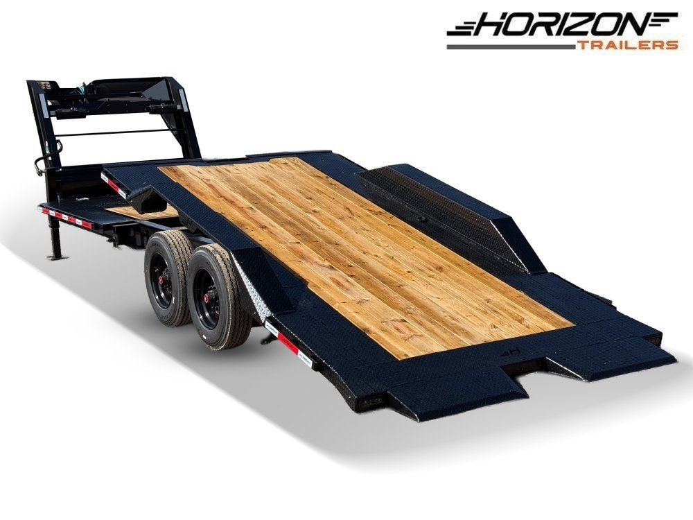 24' Horizon HET Gooseneck Tilt Equipment Trailer 102" Wide (2) 10K Axles - Equipment Tilt - Equipment Trailers - Stryker Dealership Group