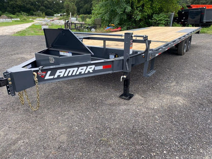 24' Lamar F8 Bumper Pull 14k Deck-over 2 7k Axles 134739 - Equipment Trailers - Stryker Dealership Group