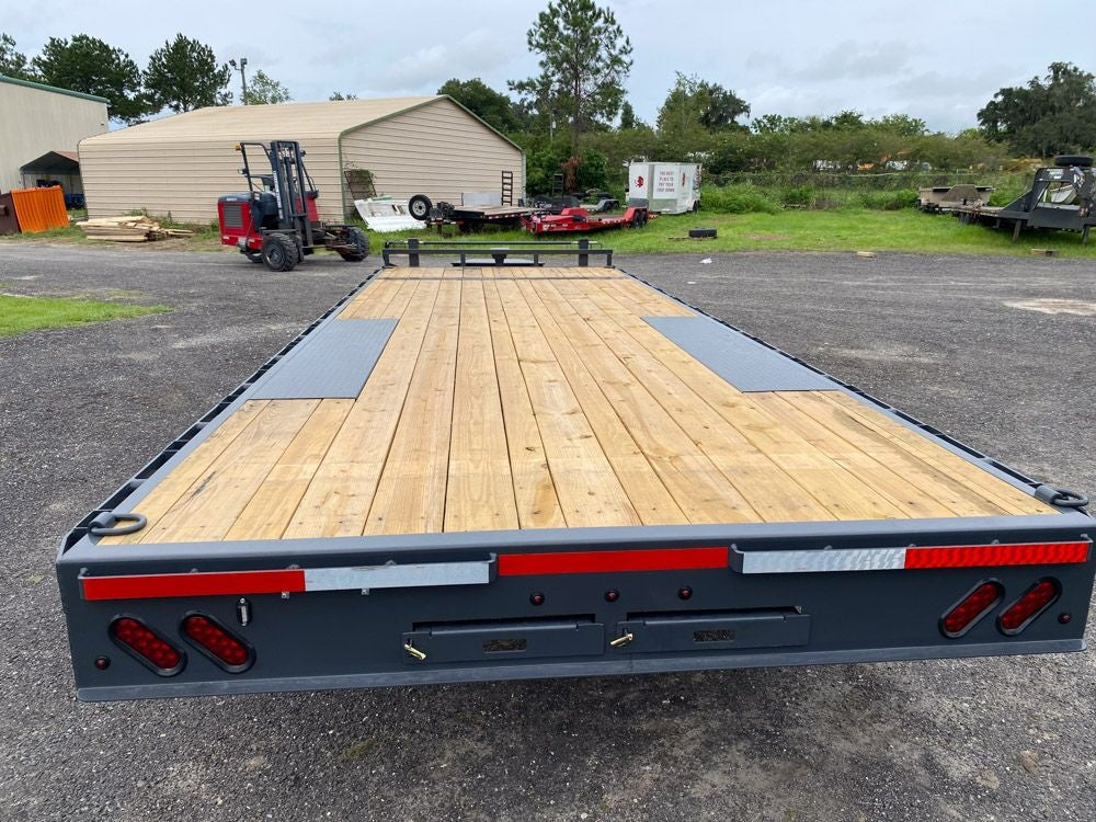 24' Lamar F8 Bumper Pull 14k Deck-over 2 7k Axles 134739 - Equipment Trailers - Stryker Dealership Group