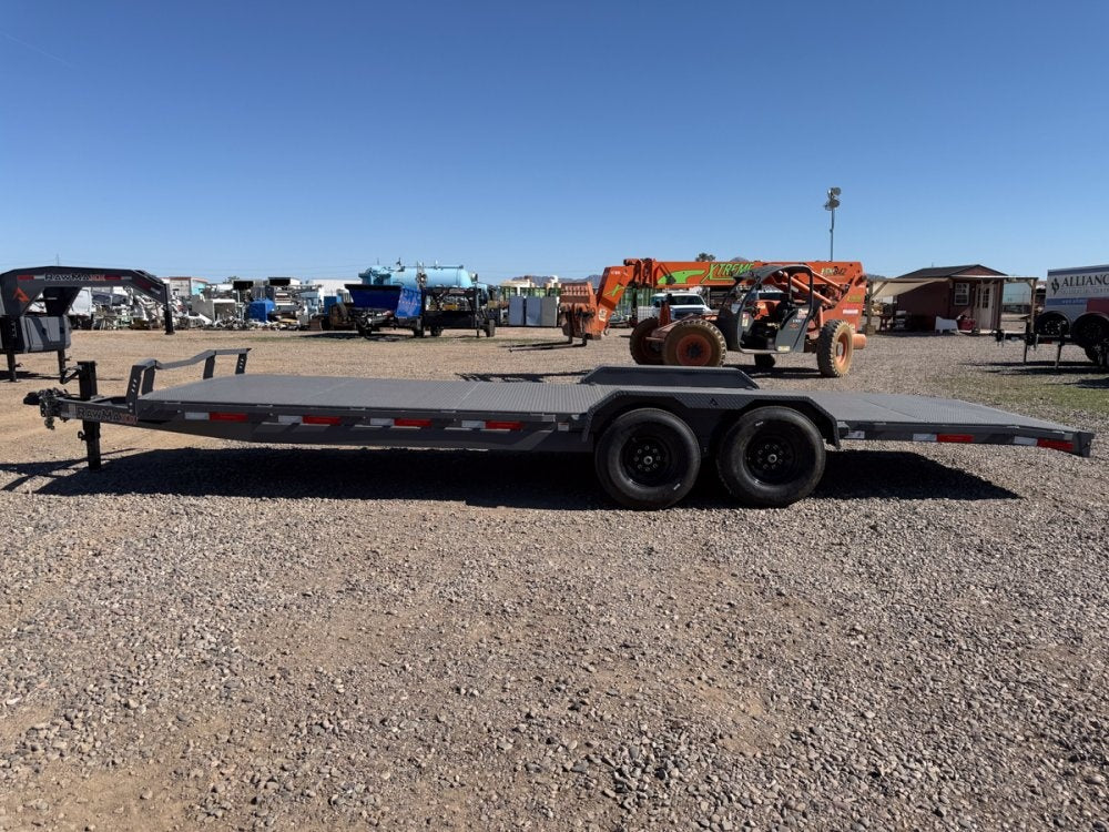 24' RawMaxx ECX Equipment Trailer Slide In Ramps - (2) 8k Axles - Equipment Trailers - Stryker Dealership Group