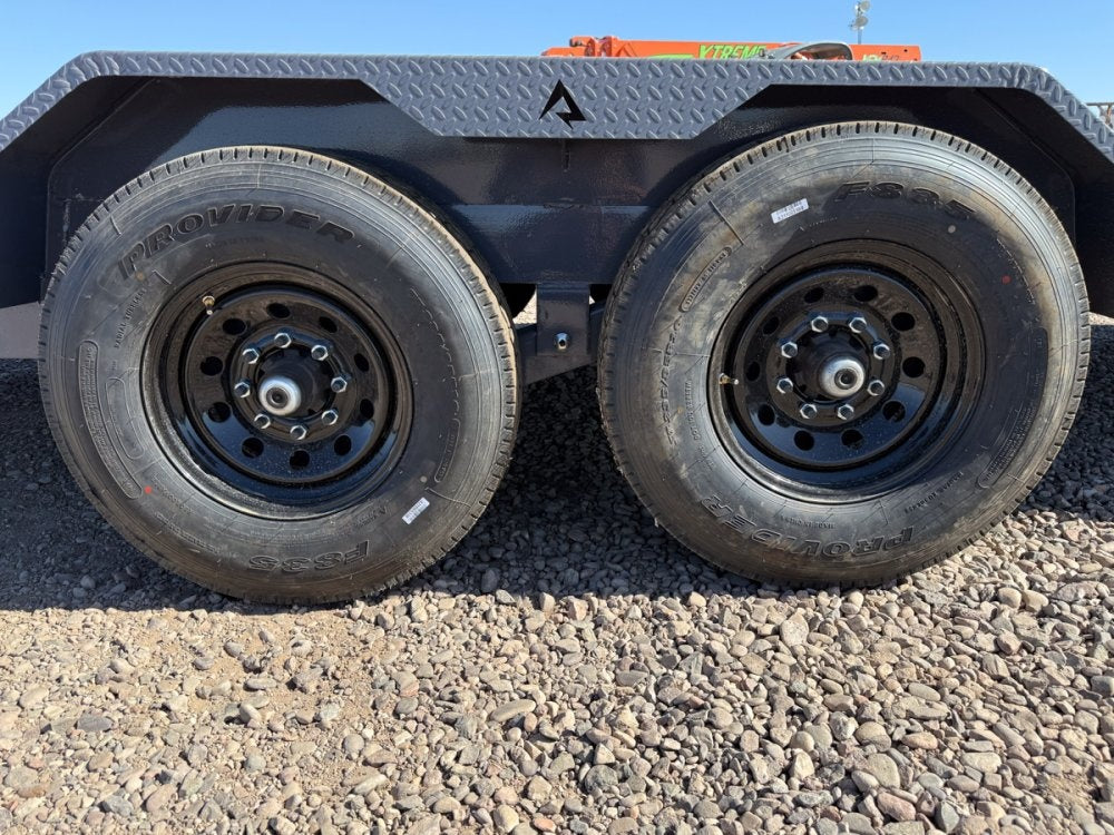 24' RawMaxx ECX Equipment Trailer Slide In Ramps - (2) 8k Axles - Equipment Trailers - Stryker Dealership Group