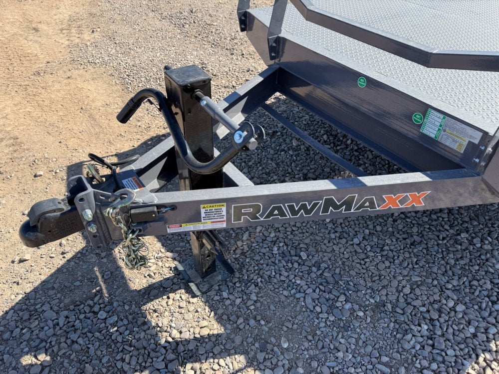 24' RawMaxx ECX Equipment Trailer Slide In Ramps - (2) 8k Axles - Equipment Trailers - Stryker Dealership Group