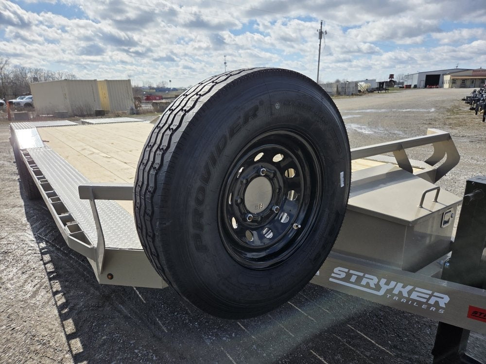 24' Stryker SET Bumper Pull Equipment Trailer DOF - (2) 7K Axles - Low Profile Equipment Trailers - Equipment Trailers - Stryker Dealership Group